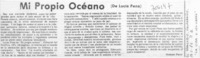 Mi propio océano Mi propio océano