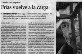 Frías vuelve a la carga Frías vuelve a la carga
