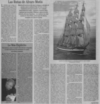 Las Rutas de Alvaro Mutis Las Rutas de Alvaro Mutis