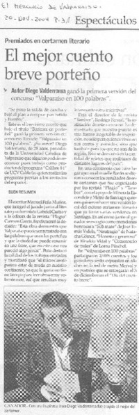El Mejor cuento breve porteño El Mejor cuento breve porteño