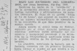 Bajo las banderas el libertador. Bajo las banderas el libertador.
