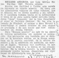 Regazo Amargo. Regazo Amargo.