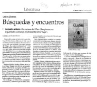 Búsquedas y encuentros Búsquedas y encuentros