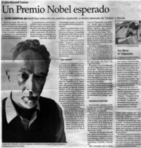 Un Premio Nobel esperado. Un Premio Nobel esperado.