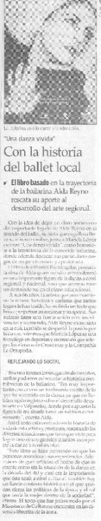 Con la historia del ballet local Con la historia del ballet local