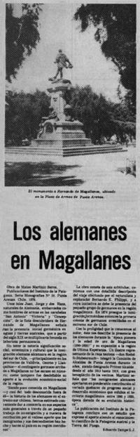 Los alemanes en Magallanes Los alemanes en Magallanes