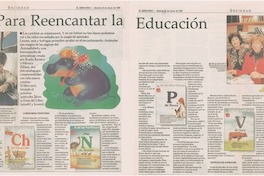 Para reencantar la educación Para reencantar la educación