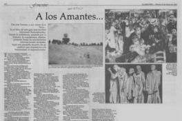 A los amantes -- A los amantes --
