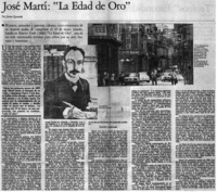 José Martí, "La edad de oro" José Martí, "La edad de oro"