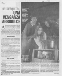 "El desquite", una venganza agridulce "El desquite", una venganza agridulce
