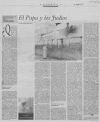 El Papa y los judíos El Papa y los judíos