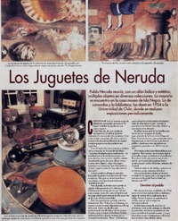 Los juguetes de Neruda Los juguetes de Neruda