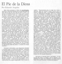 El pie de la diosa El pie de la diosa
