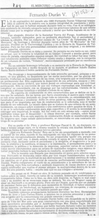 Fernando Durán V. Fernando Durán V.
