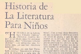 Historia de la literatura para niños Historia de la literatura para niños