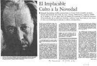 El Implacable culto a la novedad El Implacable culto a la novedad