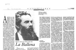 La Ballena Apuntes para leer Moby Dick (II) La Ballena Apuntes para leer Moby Dick (II)