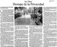 Destape de la privacidad Destape de la privacidad