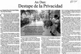 Destape de la privacidad Destape de la privacidad