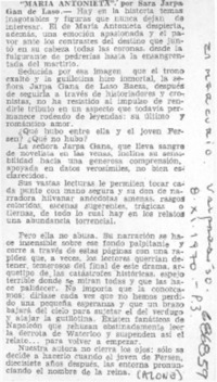 María Antonieta María Antonieta
