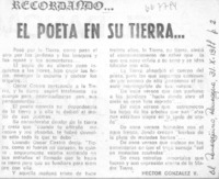 El poeta en su tierra-- El poeta en su tierra--