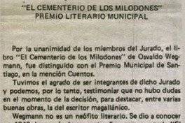 "El cementeriode los milodones" "El cementeriode los milodones"