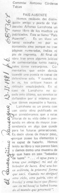 País ausente País ausente