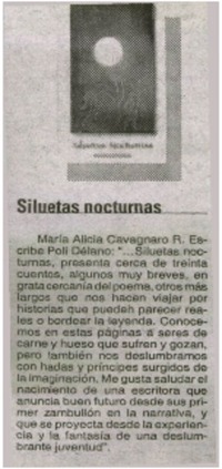 Siluetas nocturnas. Siluetas nocturnas.