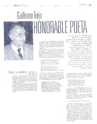 Guillermo Trejo honorable poeta Guillermo Trejo honorable poeta