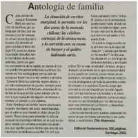 Antología de familia Antología de familia