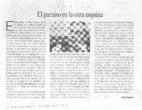 El paraíso en la otra esquina El paraíso en la otra esquina