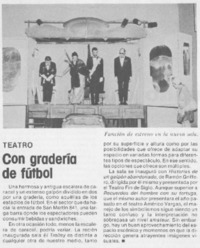 Con gradería de fútbol Con gradería de fútbol