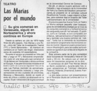Las Marías por el mundo. Las Marías por el mundo.