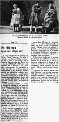 Un diálogo que no deja oír Un diálogo que no deja oír