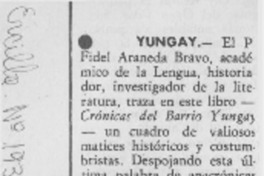 Yungay. Yungay.