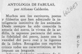 Antología de fábulas Antología de fábulas