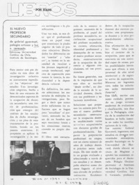 El Nuevo profesor secundario El Nuevo profesor secundario