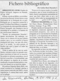 Fichero bibliográfico Fichero bibliográfico