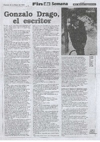 Gonzalo Drago, el escritor Gonzalo Drago, el escritor