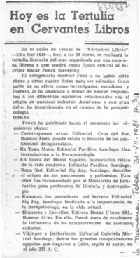 Hoy es la tertulia en Cervantes Libros. Hoy es la tertulia en Cervantes Libros.
