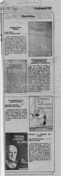 En vitrina En vitrina