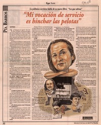 "Mi vocación de servicio es hinchar las pelotas" "Mi vocación de servicio es hinchar las pelotas"