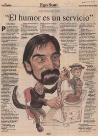 "El humor es un servicio" "El humor es un servicio"