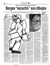 Borges "escuchó" sus dibujos Borges "escuchó" sus dibujos