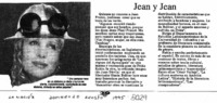 Jean y Jean. Jean y Jean.