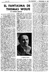 El Fantasma de Thomas Wolfe El Fantasma de Thomas Wolfe