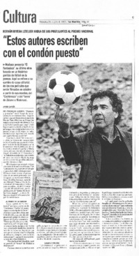 Estos autores escriben con el condón puesto Estos autores escriben con el condón puesto