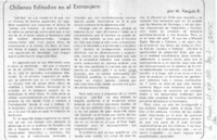 Chilenos editados en el extranjero Chilenos editados en el extranjero