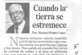 Cuando la tierra se estremece Cuando la tierra se estremece