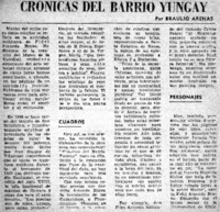 Crónicas del barrio Yungay Crónicas del barrio Yungay